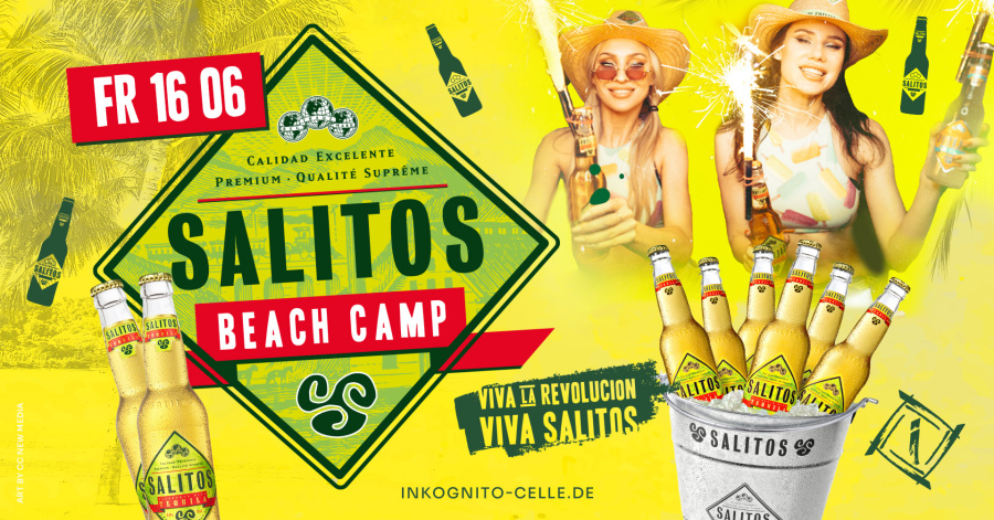 FR.16.06. SALITOS BEACH CAMP - SUMMER CLOSING WEEKEND! 